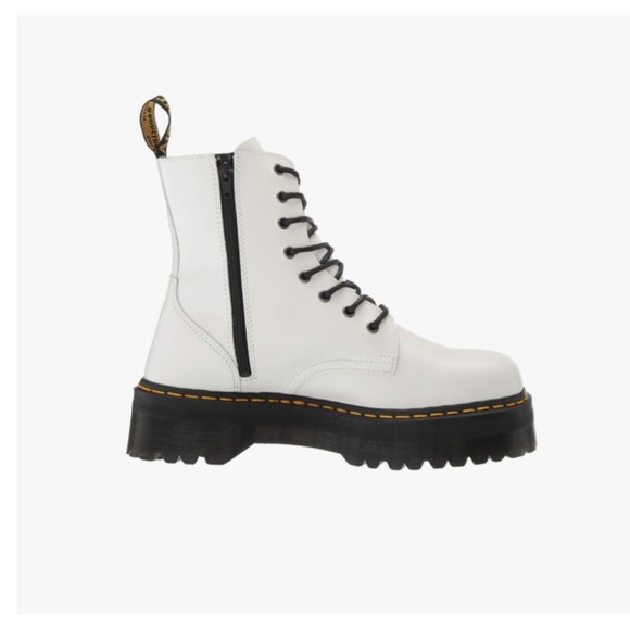 Platform JADON Dr Martens white women's US size 9 -10 Men's US 8 - Picture 10 of 14
